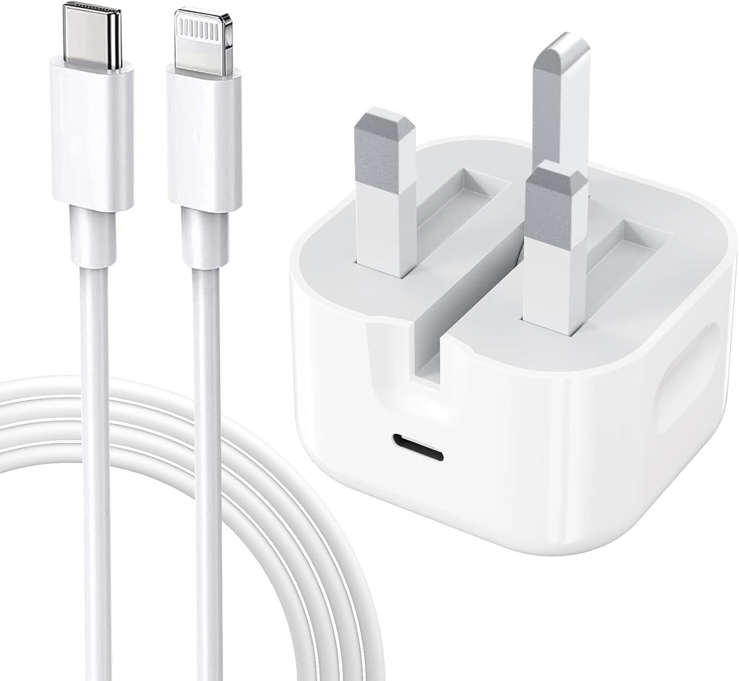 20w Type C Port Adapter +  C to Lightning Cable
