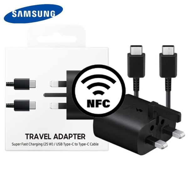 25W Adapter + C to C Cable (NFC Support)