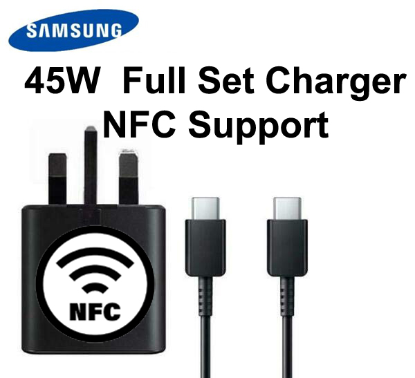 45W Adapter + C to C Cable (NFC Support)